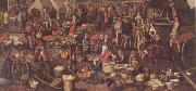 Pieter Aertsen Market Scene(Ecce Homo fragment) (mk14) oil painting